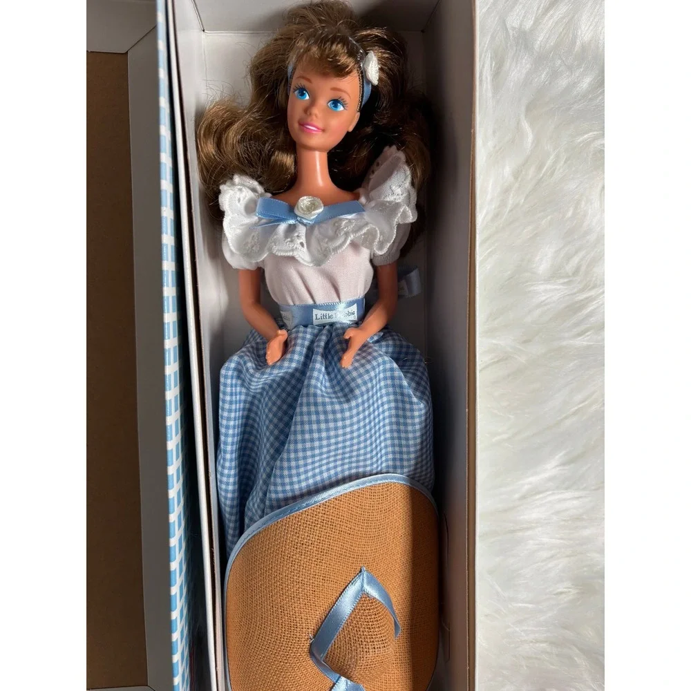 Mattel Little Debbie Barbie Collector Edition 1992 Blue‎ Gingham Vintage Doll